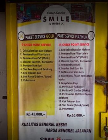 Bengkel motor Smile