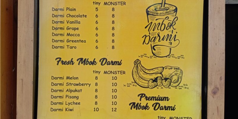 Susu Mbok Darmi Taman Topi Square